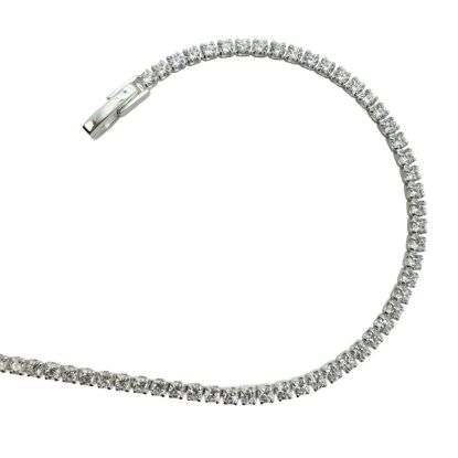 wholesale sterling silver 2mm tennis bracelet