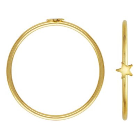 Wholesale 1/20 14K Gold Filled Tiny Star Stacking Ring - Size 6