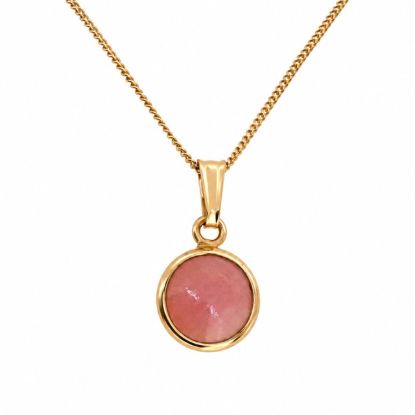 Wholesale 1/20 14K Gold Filled Tiny Curb Chain Tiny Round Shaped Birthstone Necklace -18"