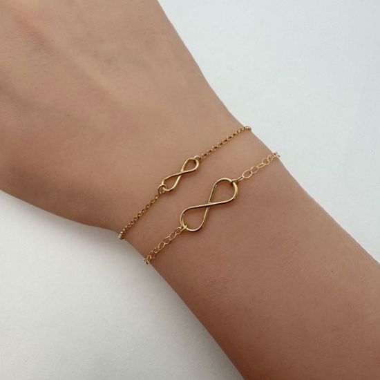 Wholesale 1/20 14k Gold Filled Plain Infinity Symbol Connector-12mm or 20.3mm (Sold Per Piece)