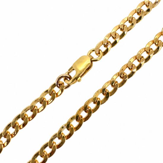Wholesale 1/20 14K Gold Filled 3.1mm Cuban Curb Chain Finished Chain