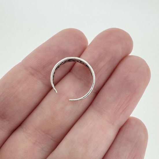 Wholesale 925 Sterling Silver Swirl Pattern Adjustable Toe Ring