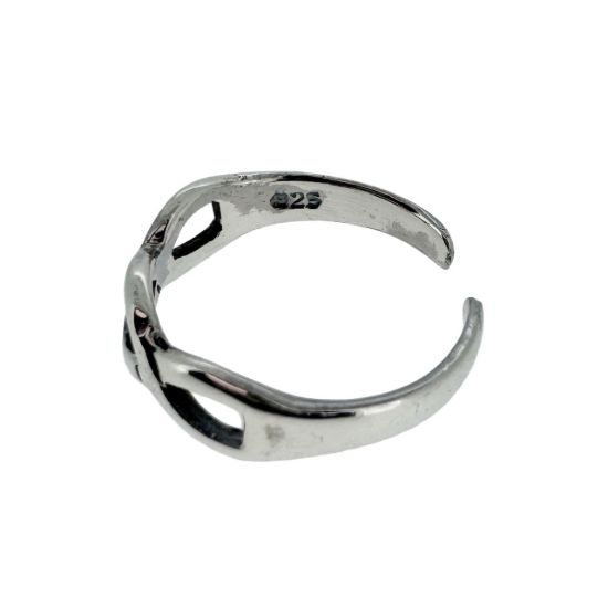 Wholesale 925 Sterling Silver Infinity Symbol Adjustable Toe Ring