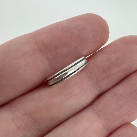 Wholesale 925 Sterling Silver Classic Stripe Adjustable Toe Ring