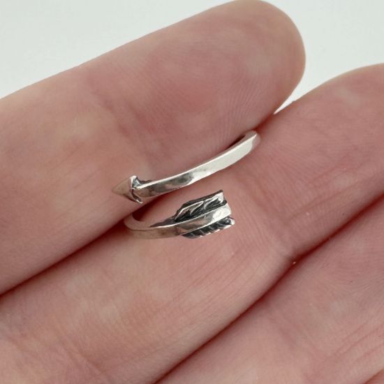 Wholesale 925 Sterling Silver Arrow Adjustable Toe Ring